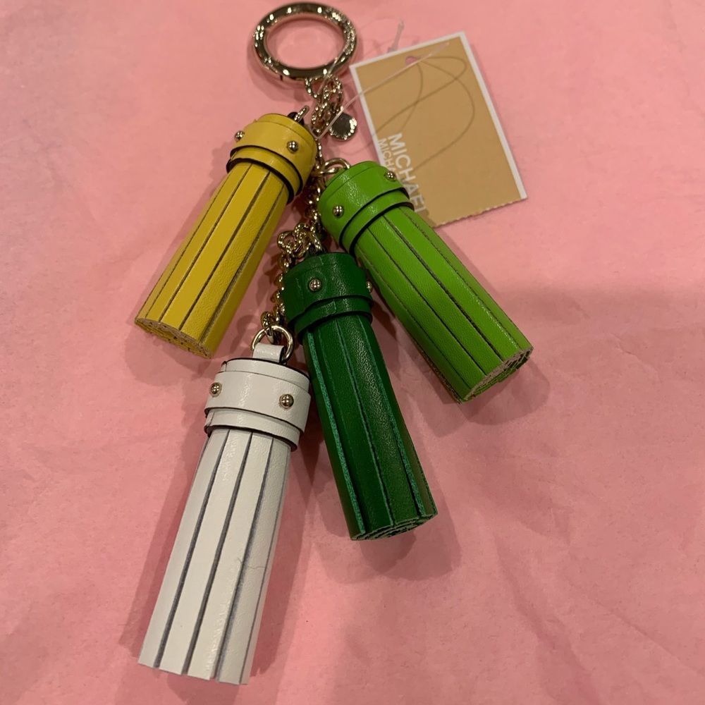 Michael Kors Multicolor Tassel Keychain